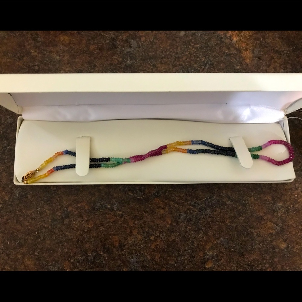 Rainbow Necklace with Certificate
